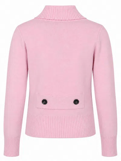 Alpha Studio Double-breasted Jacket In Pink