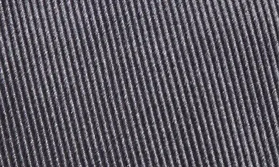 Duchamp Solid Silk Tie In Gray