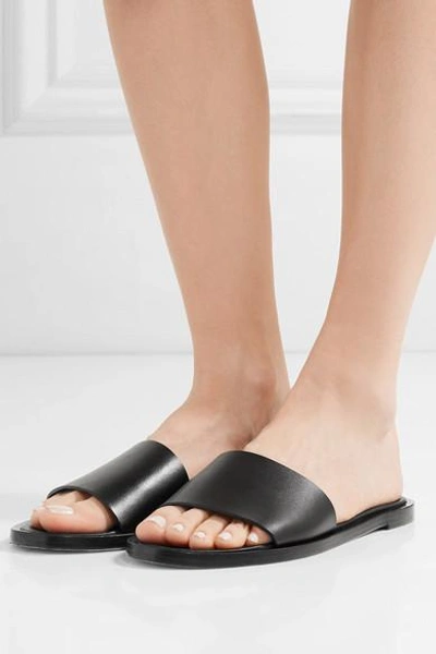 Shop Common Projects Leather Slides