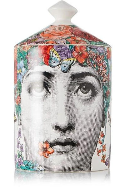 Shop Fornasetti Fior Di Lina Scented Candle, 300g In Colorless