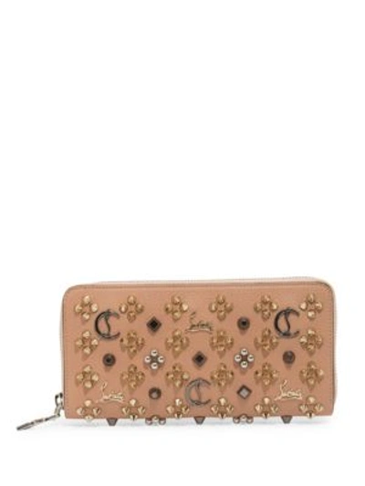 Christian Louboutin Panettone Studded Wallet In Na