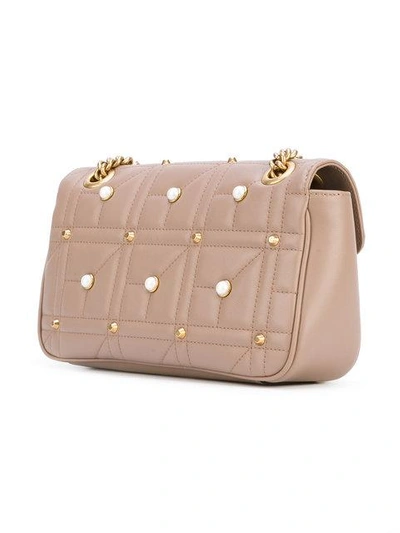 Shop Gucci Embellished Gg Marmont Matelassé Shoulder Bag