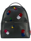 LES PETITS JOUEURS pill backpack,コットン100%
