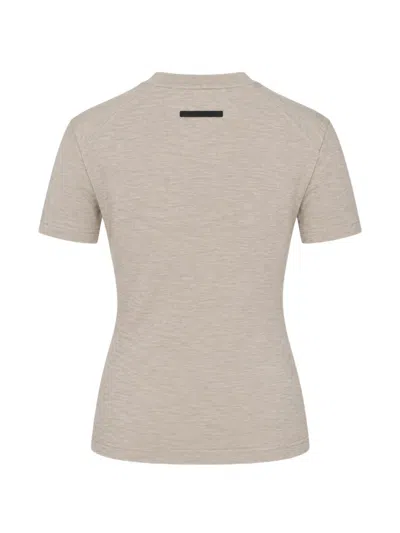 Essentials Tight T-shirt In Brown