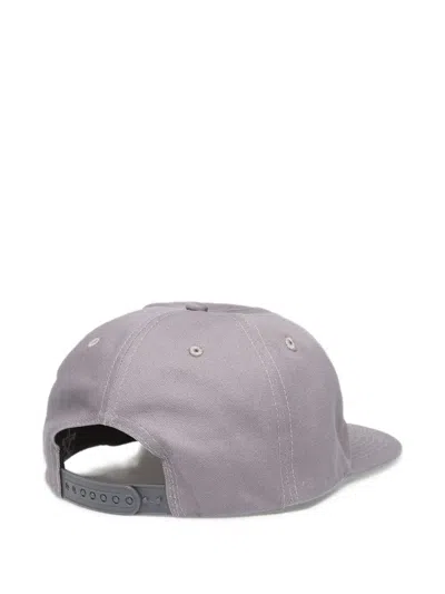 Thrasher Flame Snapback Cap In Gray