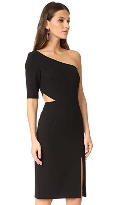 Shop Jill Jill Stuart One Shoulder Dress In Black