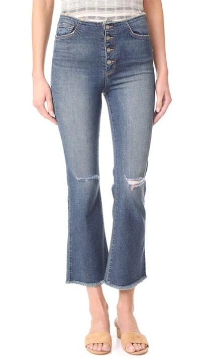 Siwy Thelma High Waist Flare Jeans In Rude Mood