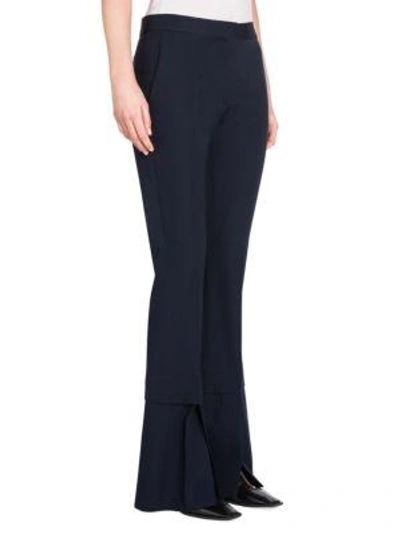 Shop Stella Mccartney Sally Wool Trouser In Ink