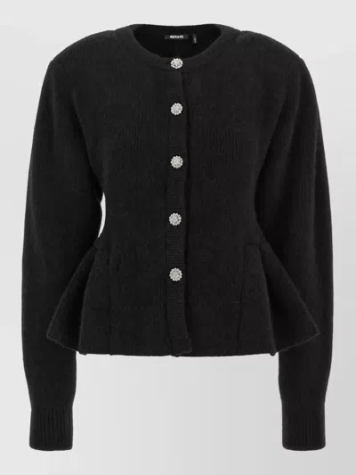 Rotate Birger Christensen Black Jewel Button Cardigan | ModeSens