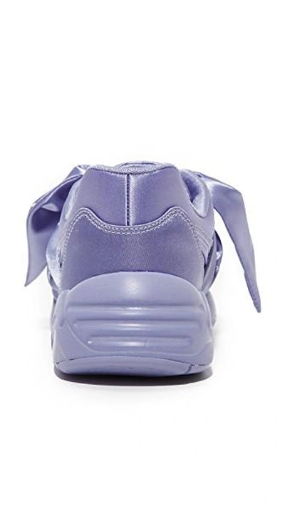 Shop Puma Fenty X  Bow Sneakers In Sweet Lavender/sweet Lavender