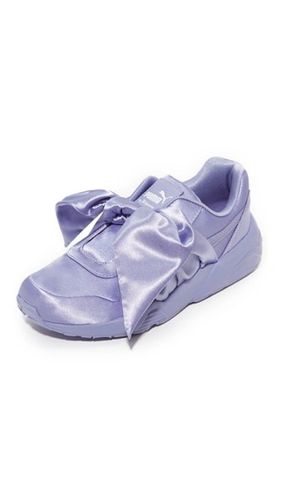 Shop Puma Fenty X  Bow Trainers In Sweet Lavender/sweet Lavender