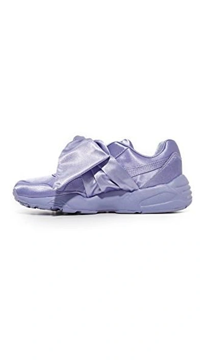 Shop Puma Fenty X  Bow Trainers In Sweet Lavender/sweet Lavender