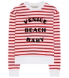 ETRE CECILE Striped printed cotton sweatshirt