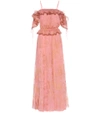 VALENTINO Ruffled silk dress