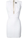 BALMAIN deep V-neck mini dress,6491745M12072351
