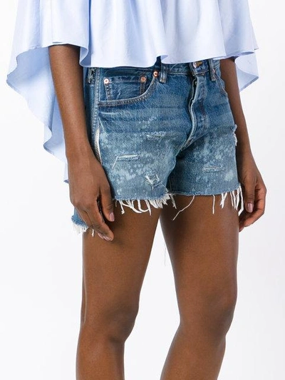 Shop Forte Couture Distressed Denim Shorts