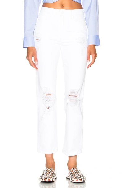 Shop Alexander Wang Cult Cropped Straight In White