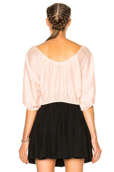 Shop Apiece Apart Aures Balloon Top In Pink Quartz