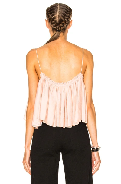 Shop Apiece Apart Sanna Cropped Camisole Top In Pink