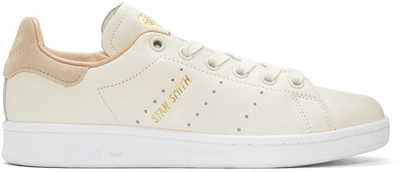 Adidas Originals Stan Smith Suede-trimmed Leather Trainers