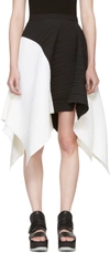 PROENZA SCHOULER Black & White Asymmetric Skirt