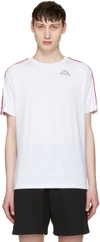 GOSHA RUBCHINSKIY White Kappa Edition Logo Sleeve T-Shirt