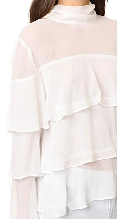Shop Endless Rose High Neck Top In Ivory