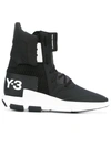Y-3 Logo Print Hi-tops