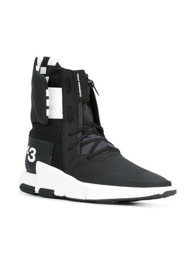 Y-3 Logo Print Hi-tops
