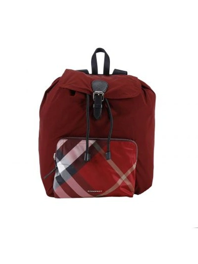 Burberry Backpack Bags Men  In Red