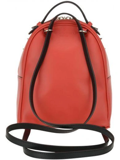 Shop Les Petits Joueurs Micro Mick Eyes Backpack In Red