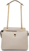 Fendi Grey Small Dotcom Click Bag In Grigio