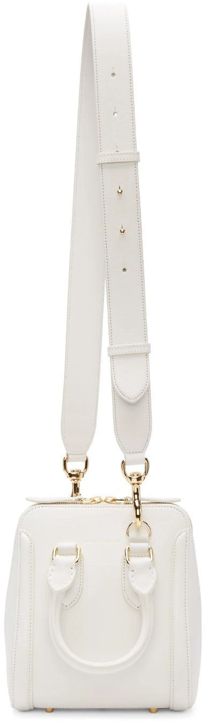 Shop Alexander Mcqueen White Small Heroine Bag