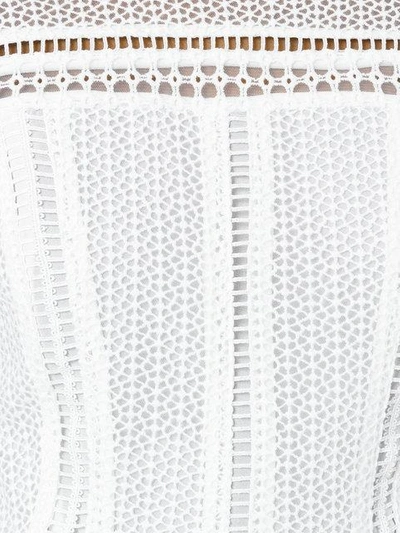 Shop Michael Michael Kors Soft Peplum Top - White