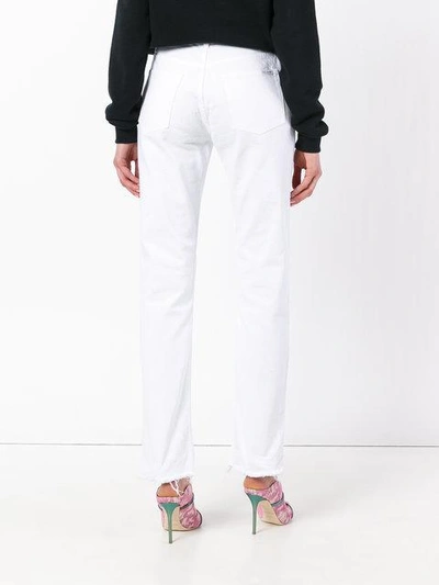 Shop Forte Couture Forte Dei Marmi Couture Embroidered Lovers Jeans - White