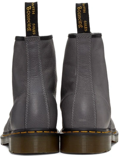 Shop Dr. Martens' Grey 1460 Lace-up Boots