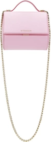 GIVENCHY Pink Mini Chain Pandora Box Bag