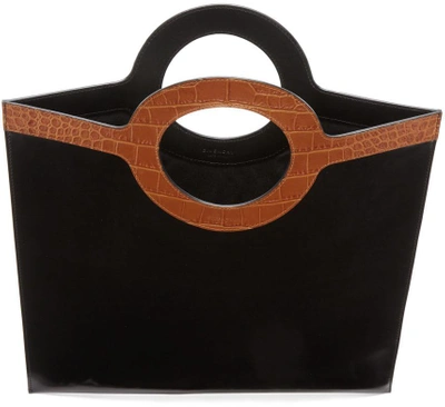 Shop Givenchy Black Flat Eclipse Tote Bag