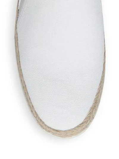 Shop Vince Acker Espadrille Slip-on Sneakers In Off White