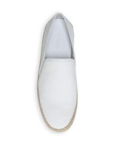 Shop Vince Acker Espadrille Slip-on Sneakers In Off White