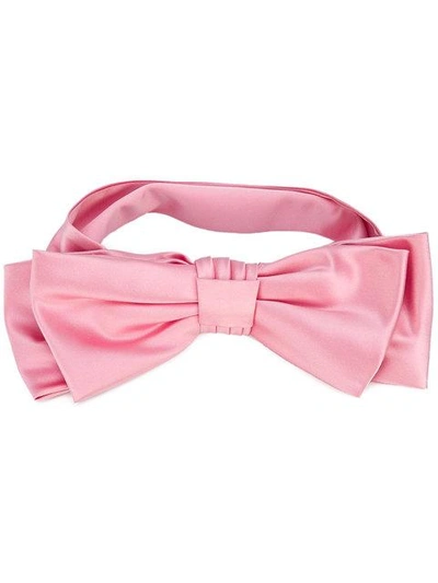 Shop Gucci Bow Headband In Pink