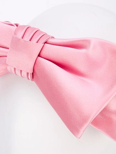 Gucci Oversized-bow Silk Headband In Pink | ModeSens