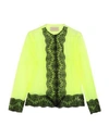 Christopher Kane Lace Shirts & Blouses In Light Green