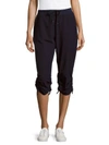 ANDREW MARC Elasticized Cropped Trousers