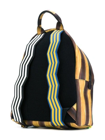 Shop Fendi Monster Marker-style Backpack - Multicolour