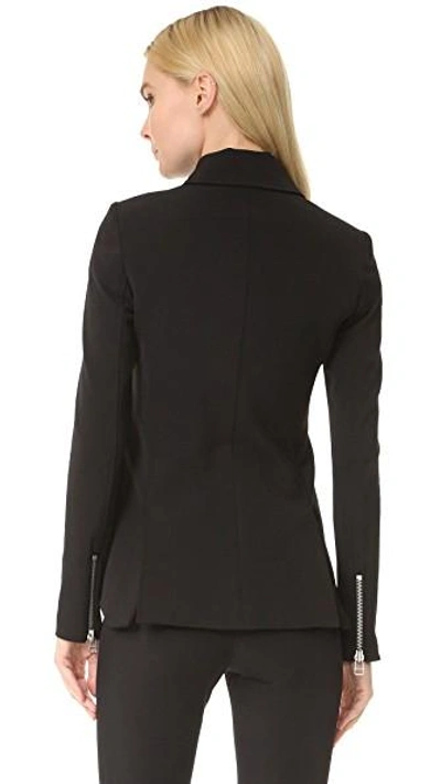 Shop Veronica Beard Scuba Hadley Jacket Black