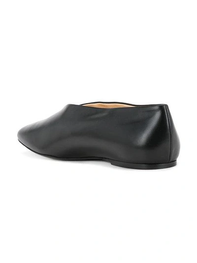 Shop Lemaire Casual Slippers - Black