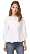 ENDLESS ROSE PEPLUM BLOUSE