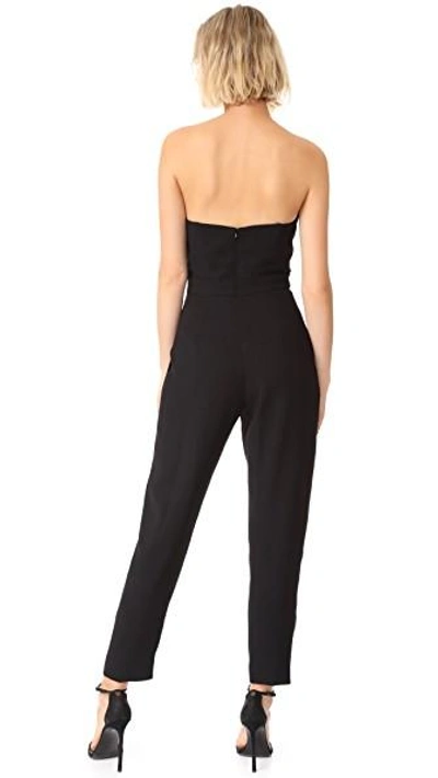 Shop Jill Jill Stuart Strapless Jumpsuit In Black