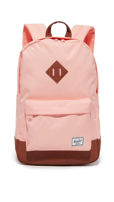 Herschel Supply Co Heritage Mid Volume Backpack In Apricot Blush